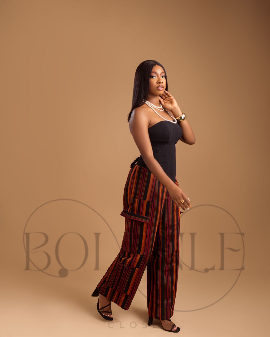 Aso Oke cargo pants